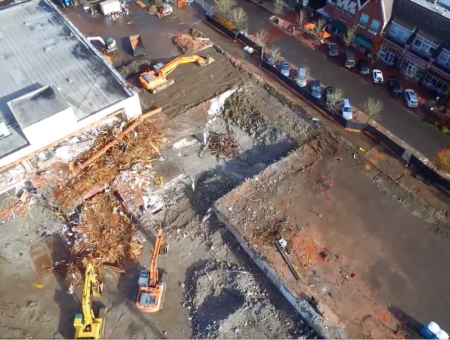 VIDEO: Drone Footage of Wizer Block Project Building, November 2016